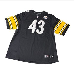 Troy Polamalu 43 Pittsburgh Steelers NFL Nike On Field‎ Jersey - XXL